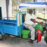 JKUAT tricycle transporter machine