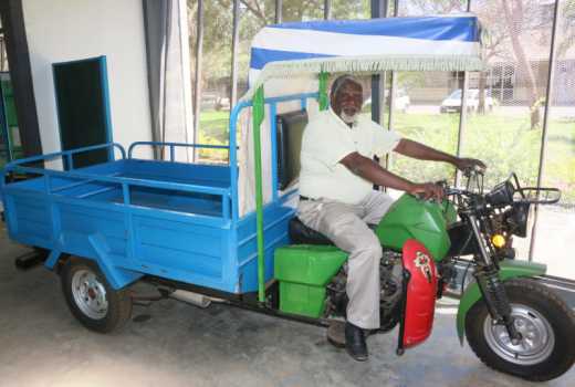 JKUAT tricycle transporter machine