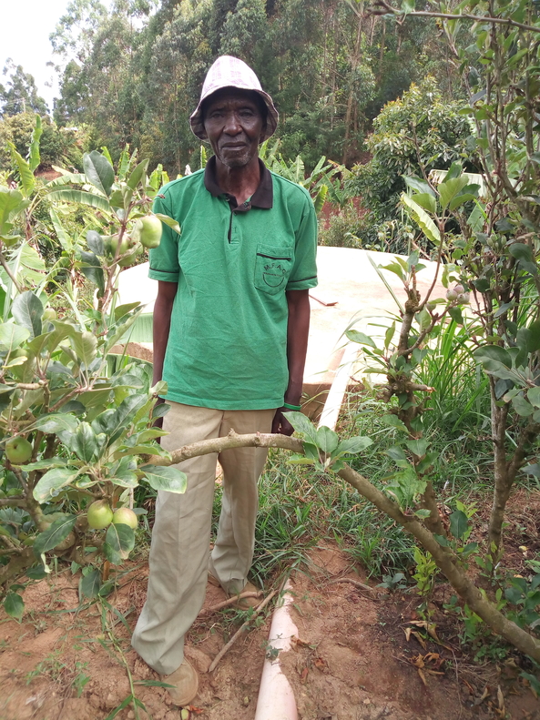 Muia Kusenga water harvesting storage tank