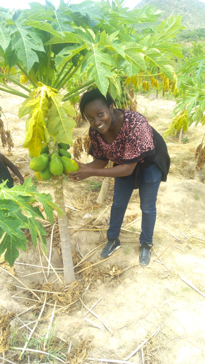 Margaret Mutheu pawpaw and passion farmer