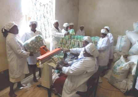 Our products packing area mwea rice
