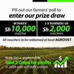 Win Sh10,000 through Farmbizafrica to shop at your local agrovet